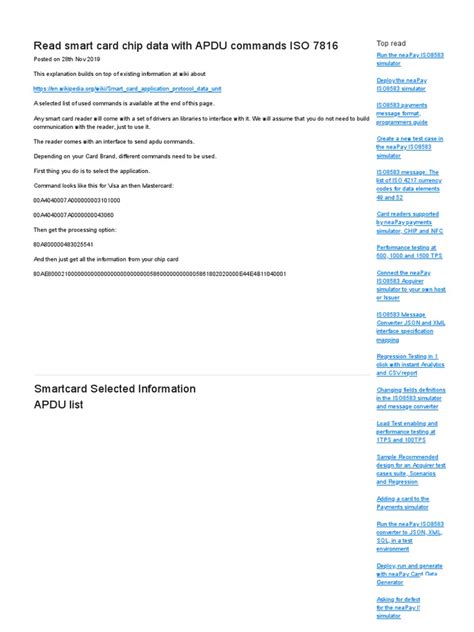 smart card standards iso 7816|iso 7816 apdu commands pdf.